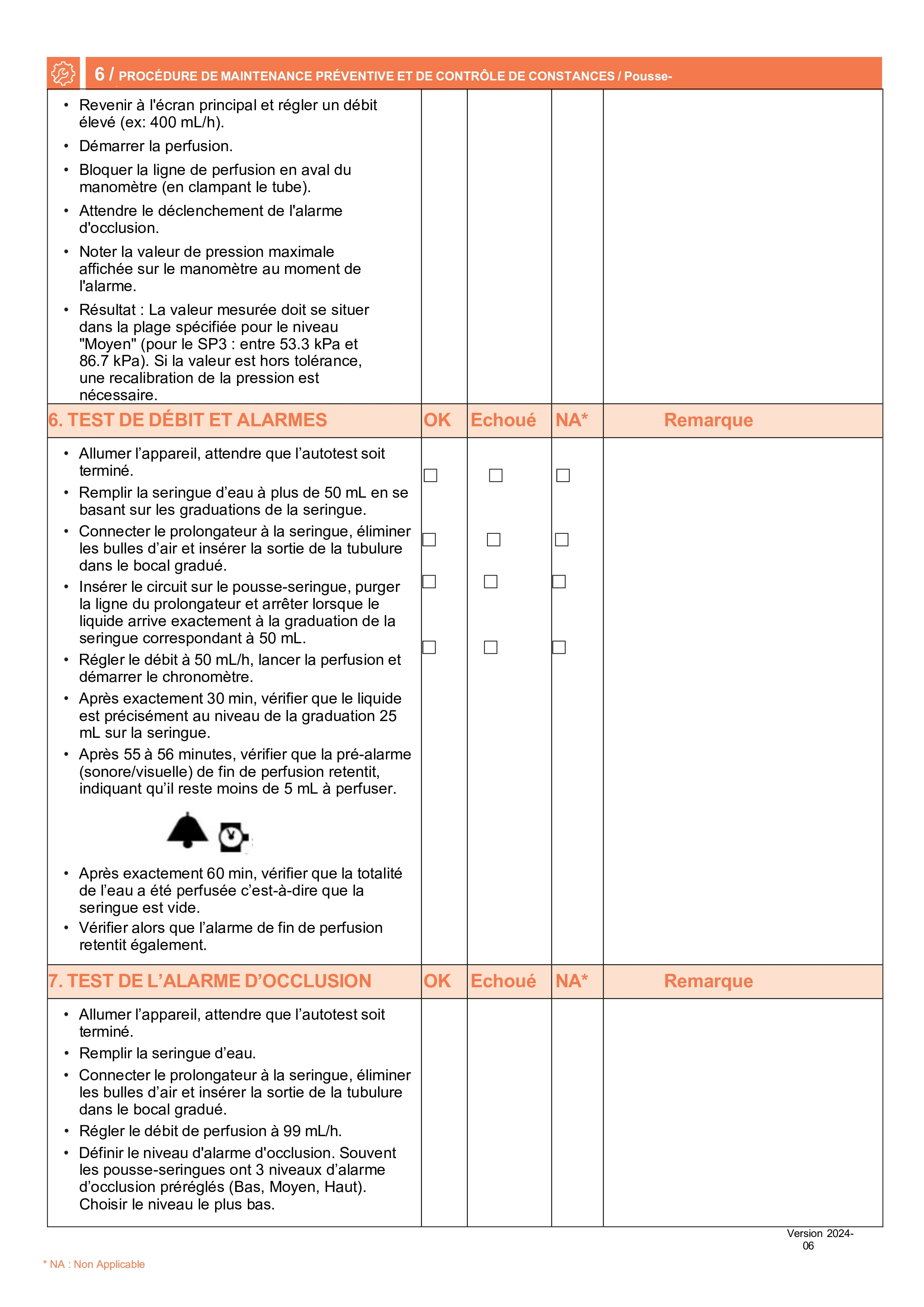 Instructions pour le remplacement et la maintenance de la batterie.