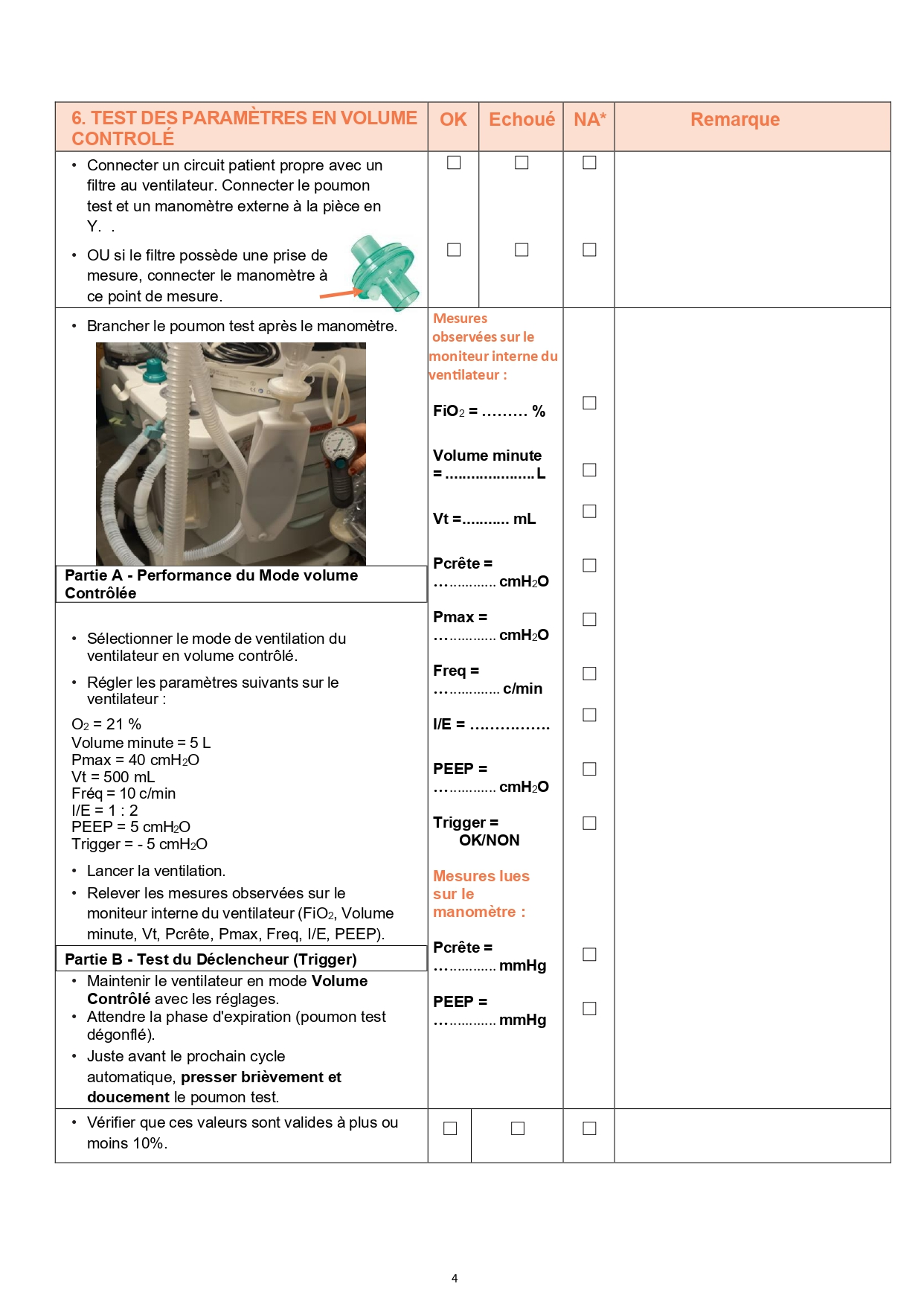 Guide de maintenance préventive pour ventilateur d'anesthésie